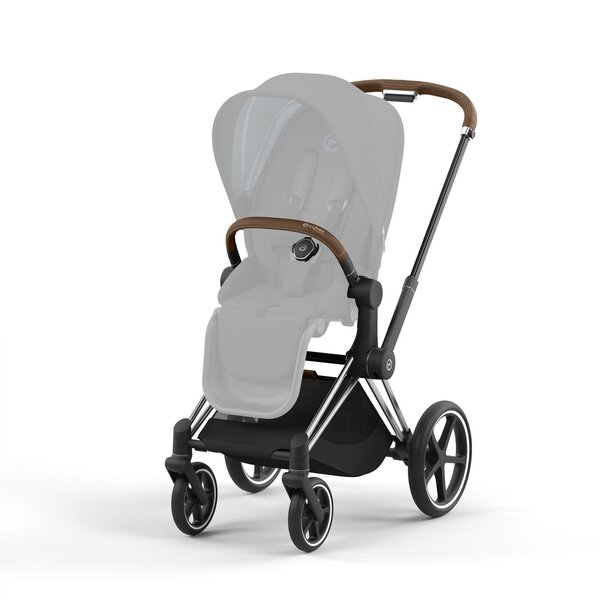 Cybex Priam V4 stroller set Mirage Grey, Frame Chrome Brown - Cybex