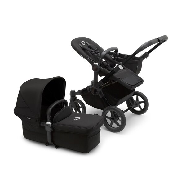 Bugaboo Donkey 5 Duo kомплект коляски Black/Midnight Black, Midnight Black - Bugaboo