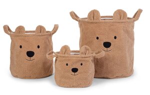 Childhome ящик для хранения Teddy 3pcs (20/30/40) brown - Childhome