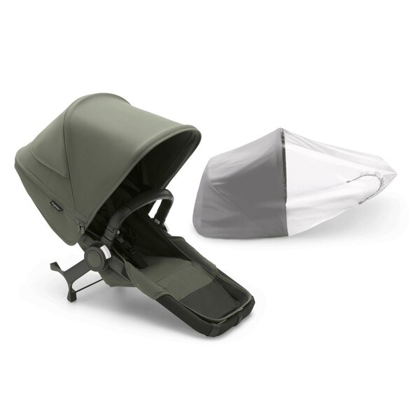 Bugaboo Donkey 5 Duo kомплект коляски Black/Forest Green, Forest Green - Bugaboo