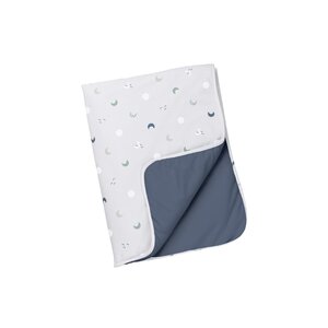 Doomoo Dream blanket 75x100cm, Blue Grey Moon - Elodie Details