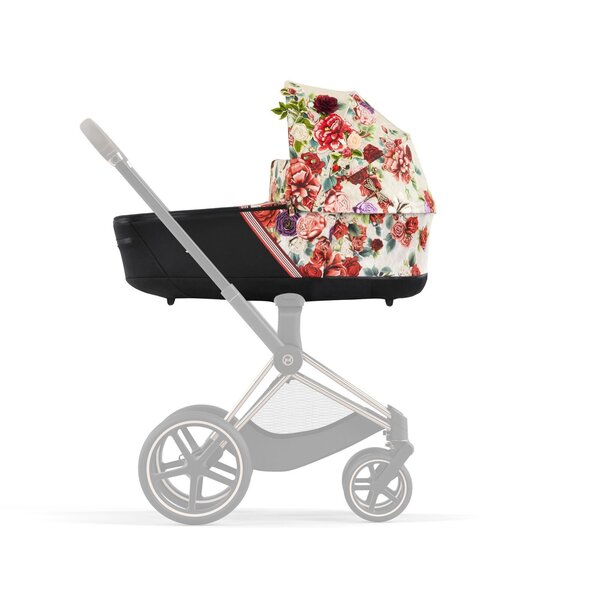 Cybex Priam V4 stroller set Spring Blossom Light, Frame Rose Gold - Cybex