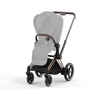 Cybex ePriam V4 važiuoklė su sėdimos dalies pagrindu, Rose Gold - Cybex