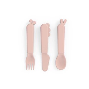 Done by Deer Kiddish cutlery set Deer friends Powder - Done by Deer