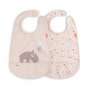 Done by Deer Bib with velcro 2-pack, Deer Friends - Done by Deer