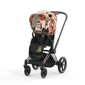 Cybex Priam V4 vankrikomplekt Spring Blossom Light,Rose Gold raam - Cybex