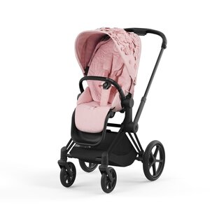 Cybex Priam V4 stroller set Simply Flowers Pale Blush, Frame Matt black - Bugaboo