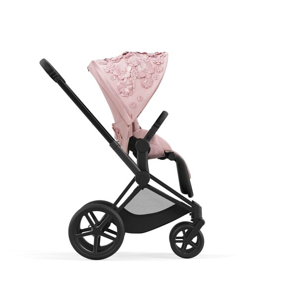 Cybex Priam V4 kомплект коляски Simply Flowers Pale Blush V4, Matt black - Cybex