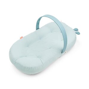 Done by Deer cozy lounger with activity arch Raffi Blue - Dooky
