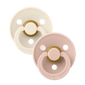 Bibs colour soother, Ivory/Blush - Bibs
