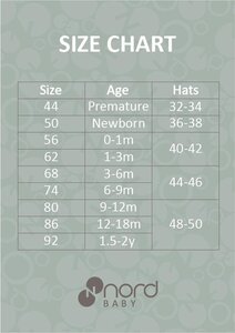 Nordbaby Merino wool bonnet Jule - CeLavi