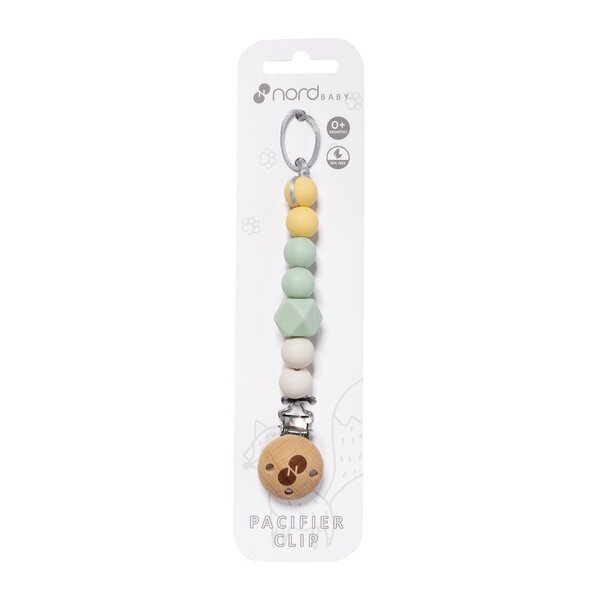 Nordbaby Silicone Pacifier clip, - Nordbaby