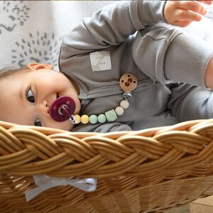 Nordbaby Silicone Pacifier clip, - Nordbaby