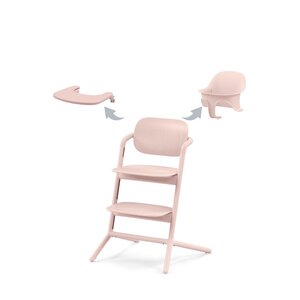 Cybex Lemo 3in1 maitinimo kėdutė Set Pearl Pink - Cybex