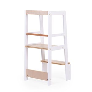 Childhome Learning Tower White Natural - Childhome