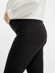 Mamalicious Mllucy black slim 7/8 pant - Mamalicious