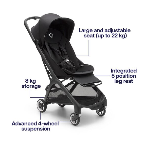 Bugaboo Butterfly buggy Black/Midnight black - Bugaboo