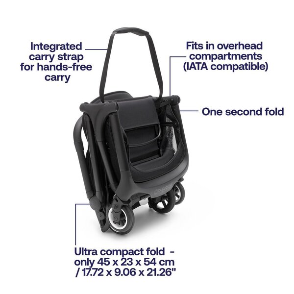 Bugaboo Butterfly buggy Black/Midnight black - Bugaboo