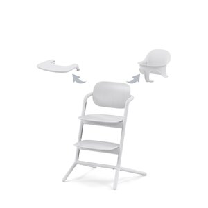 Cybex Lemo 3in1 highchair Set All White - Cybex