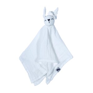 Nordbaby muslīna mīļlupatiņa Bunny, Natural White - Nordbaby