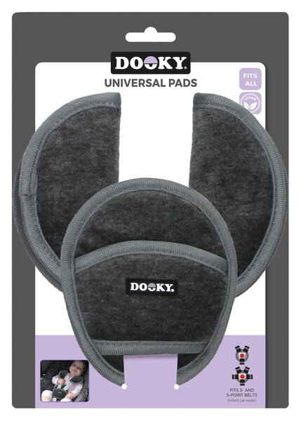 Dooky universālie drošības jostu polsteri Grey - Dooky