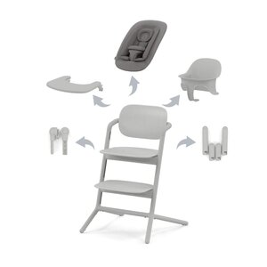 Cybex Lemo 4in1 highchair set Suede Grey - Cybex