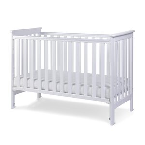 Nordbaby redeļu gultiņa ar nolaižamu malu Leolia 60x120 White - Nordbaby