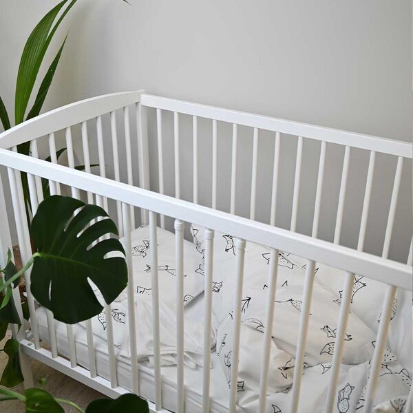 Nordbaby redeļu gulta Lassio 60x120 White - Nordbaby