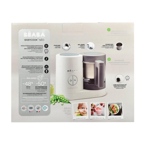Beaba Babycook Neo blender-auruti Grey/White - Beaba