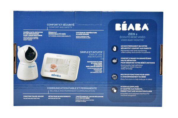 Beaba Zen+ kaameraga beebimonitor white - Beaba