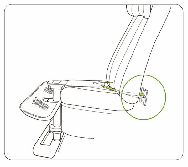 car seat footrest KneeGuardKids 4 - KneeGuardKids