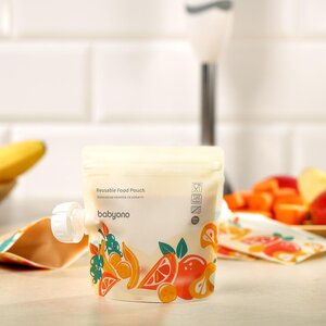 BabyOno korduvkasutatav püreekott 150ml 5tk - Done by Deer