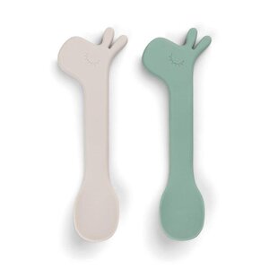 Done by Deer Silicone spoon 2-pack Lalee  - Done by Deer