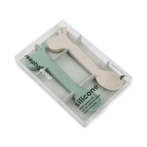 Done by Deer Silicone spoon 2-pack Lalee  - Done by Deer
