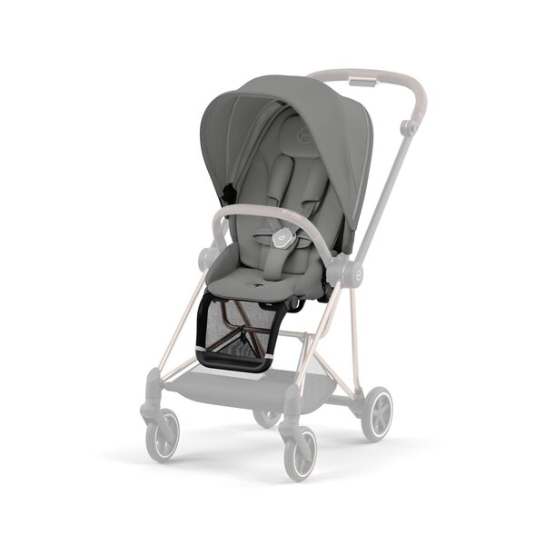 Cybex Mios V3 pastaigu rati Mirage Grey, Chrome Black Frame - Cybex