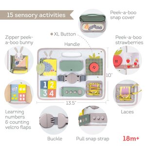 Taf Toys развивающий коврик Buckles Board - Taf Toys