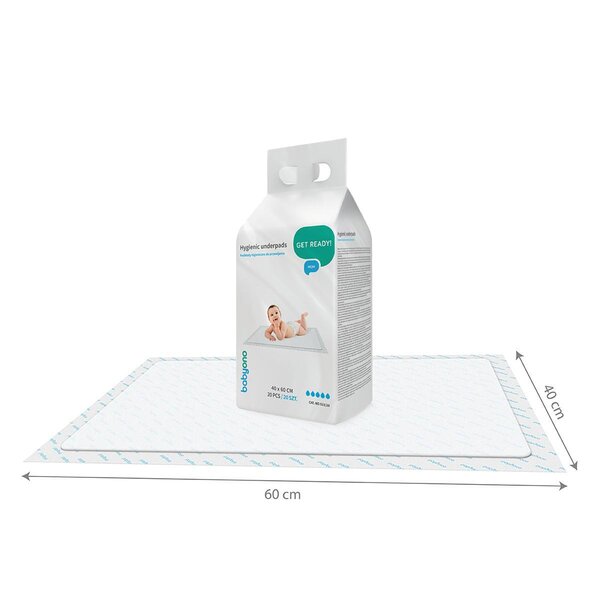 BabyOno Underpads 40x60, 20pcs - BabyOno