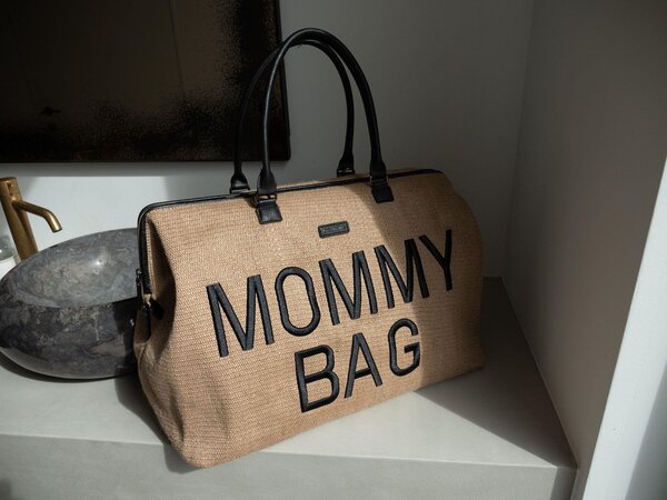 Childhome Mommy Bag nursery bag Raffia - Childhome
