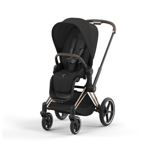 Cybex Priam V4 web Pushchair Sepia Black, Rose Gold - Cybex