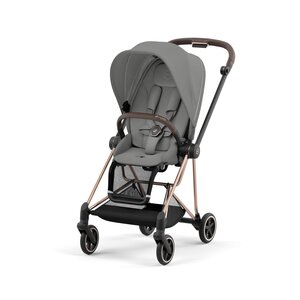 Cybex Mios V3 pastaigu rati Mirage Grey, Rose Gold Frame - Cybex