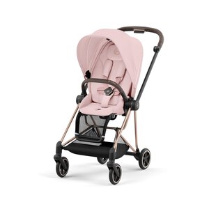 Cybex Mios V3 vežimėlio komplektas Peach Pink, Rose Gold Frame - Cybex