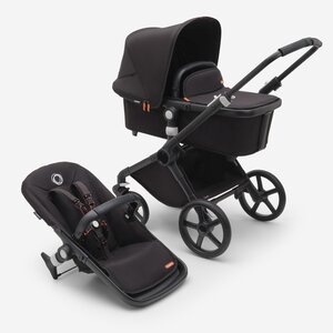 Bugaboo Fox Cub bassinet and seat stroller Black/Midnight Black - Bugaboo