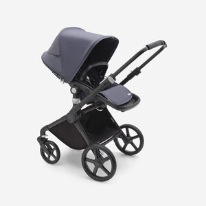 Bugaboo Fox Cub bassinet and seat stroller Black/Stormy Blue - Bugaboo