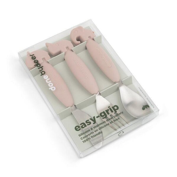 Done by Deer Easy-grip cutlery set Deer friends  - Done by Deer
