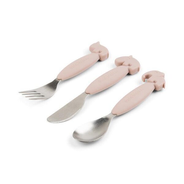 Done by Deer Easy-grip cutlery set Deer friends  - Done by Deer
