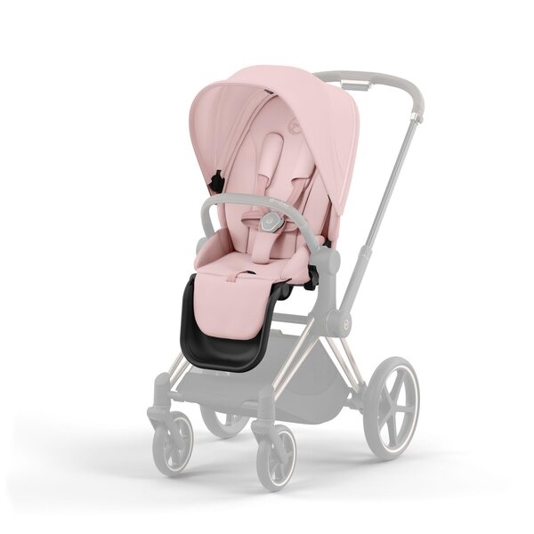 Cybex Priam V4 stroller set Peach Pink, Frame Matt Black - Cybex