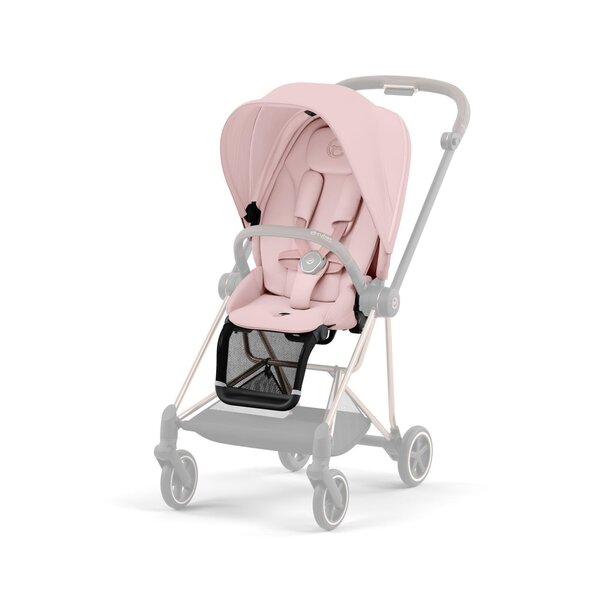 Cybex Mios V3 pastaigu rati Peach Pink, Chrome Black Frame - Cybex