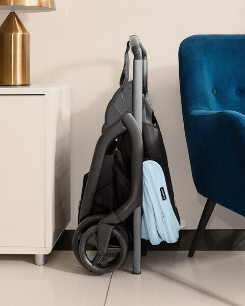 Bugaboo Dragonfly vežimėlis Graphite/Midnight Black-Skyline Blue - Bugaboo