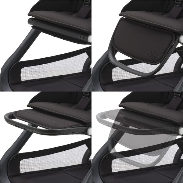 Bugaboo Dragonfly seat stroller Graphite/Midnight Black-Skyline Blue - Bugaboo