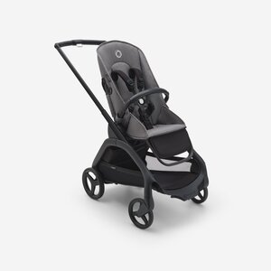 Bugaboo Dragonfly pastaigu rati bez jumtiņa Black/Grey Melange - Bugaboo